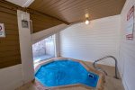 The clubhouse has multiple hot tubs for you to enjoy